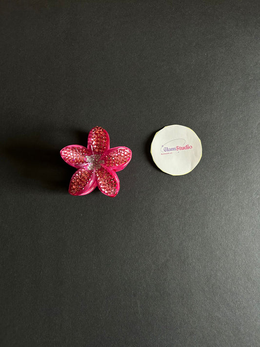 Pinza para el pelo de rhinestone