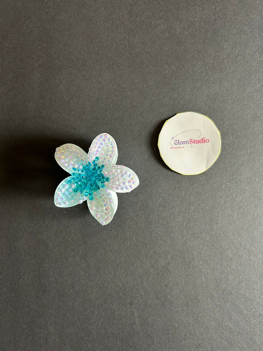 Pinza para el pelo de rhinestone